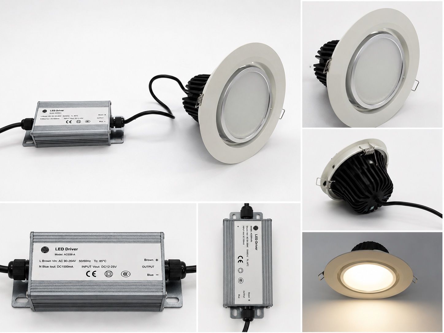 Lampes: LED Einbaustrahler mit Treiber – D'occasion à Chur par Esaveag