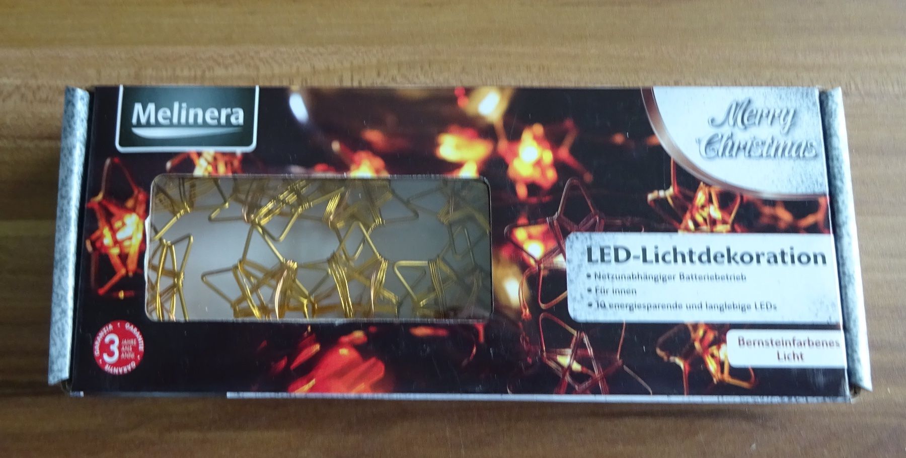 Ghirlande e barre luminose: LED-Lichtdekoration "Stern" von Melinera – Nuovo e nell'imballaggio originale da Wagenhausen venduto da Kahlen