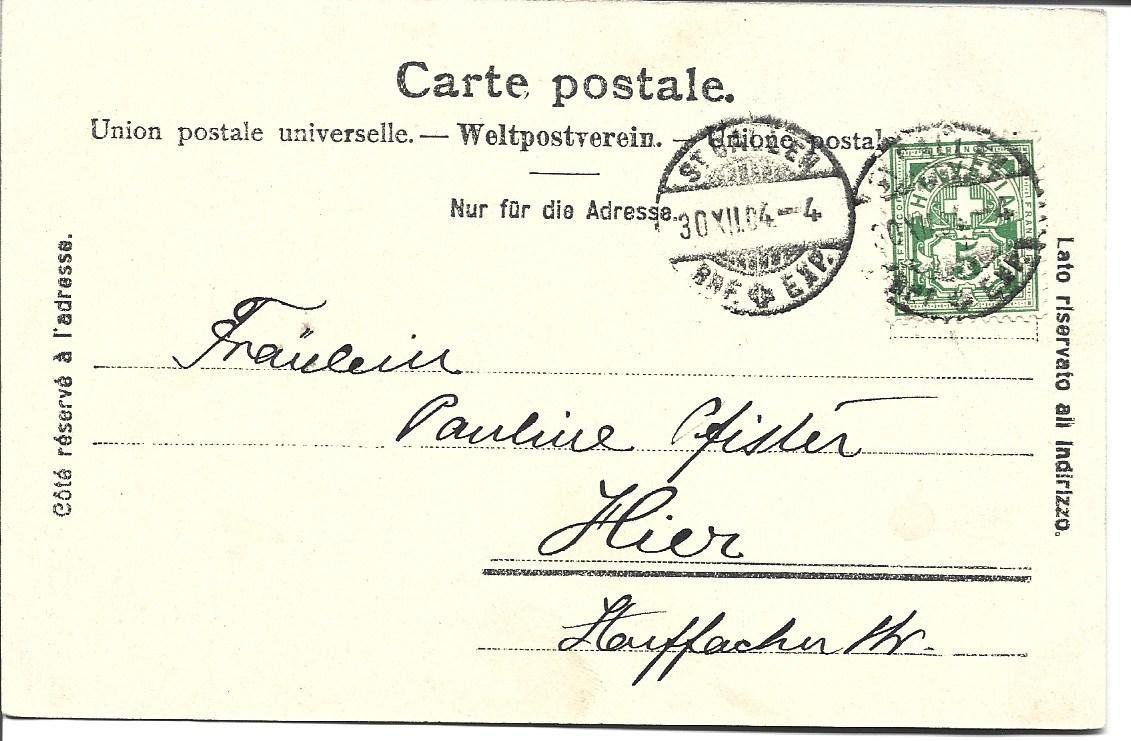 Cartoline postali: AK  St.Gallen – Usato da Appenzell venduto da mai25 1