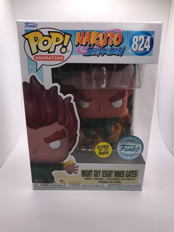 Funko POP - 824 - Might Guy ( Eight inner Gates ) - Naruto (Neu (gemäss ...