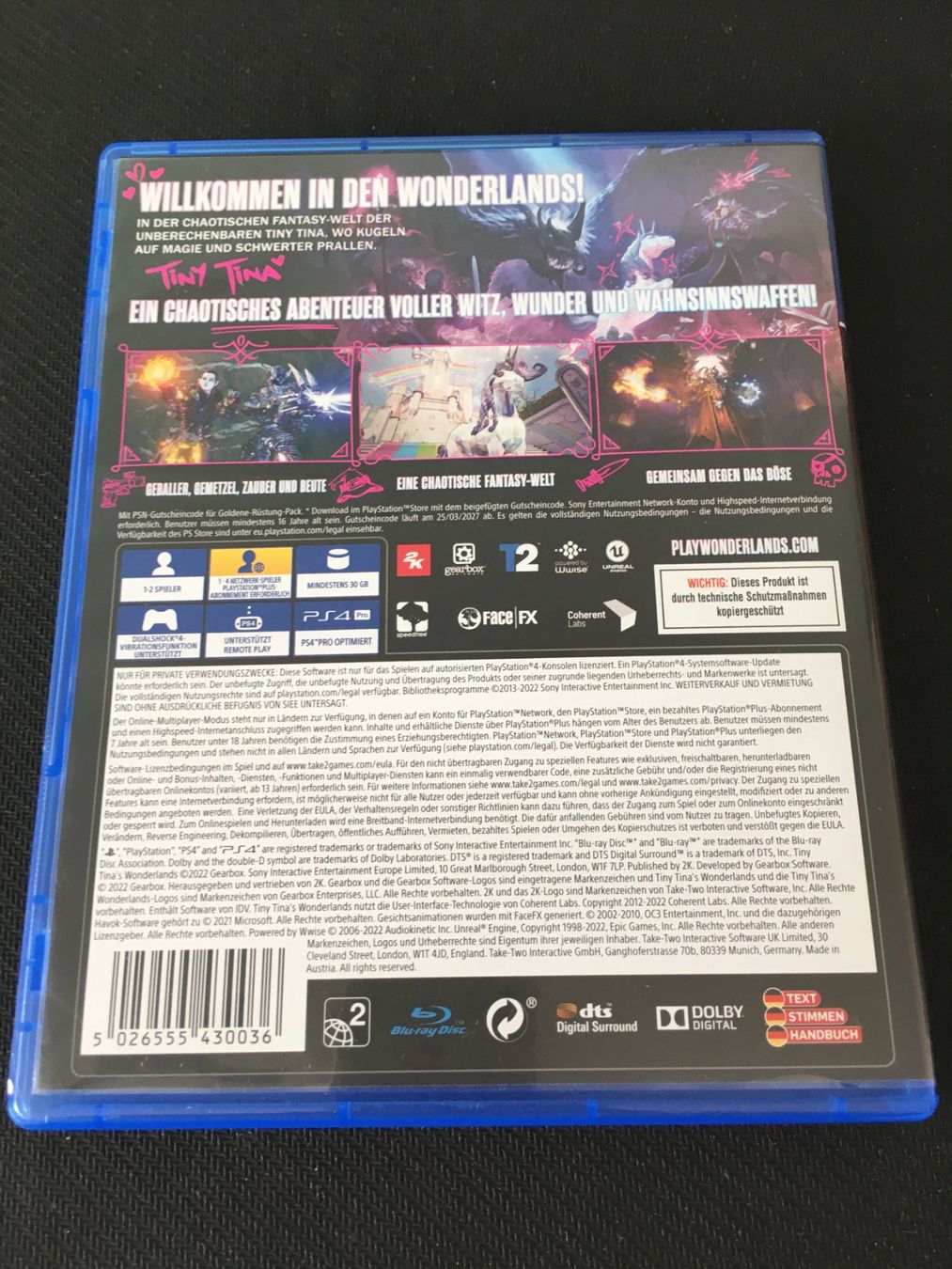 Sony Spiele: Tiny Tina's Wonderlands für PS4 – Gebraucht aus St.Gallen von sjosjo 1