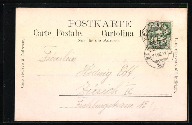 Cartoline postali: Zug, Bains de Schoenbrunn, Ortsansicht,  – Usato da Berlin venduto da bartko-reher 1
