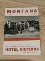 Prospekt / Hotel Victoria - Montana Ausgabe ca. 1930