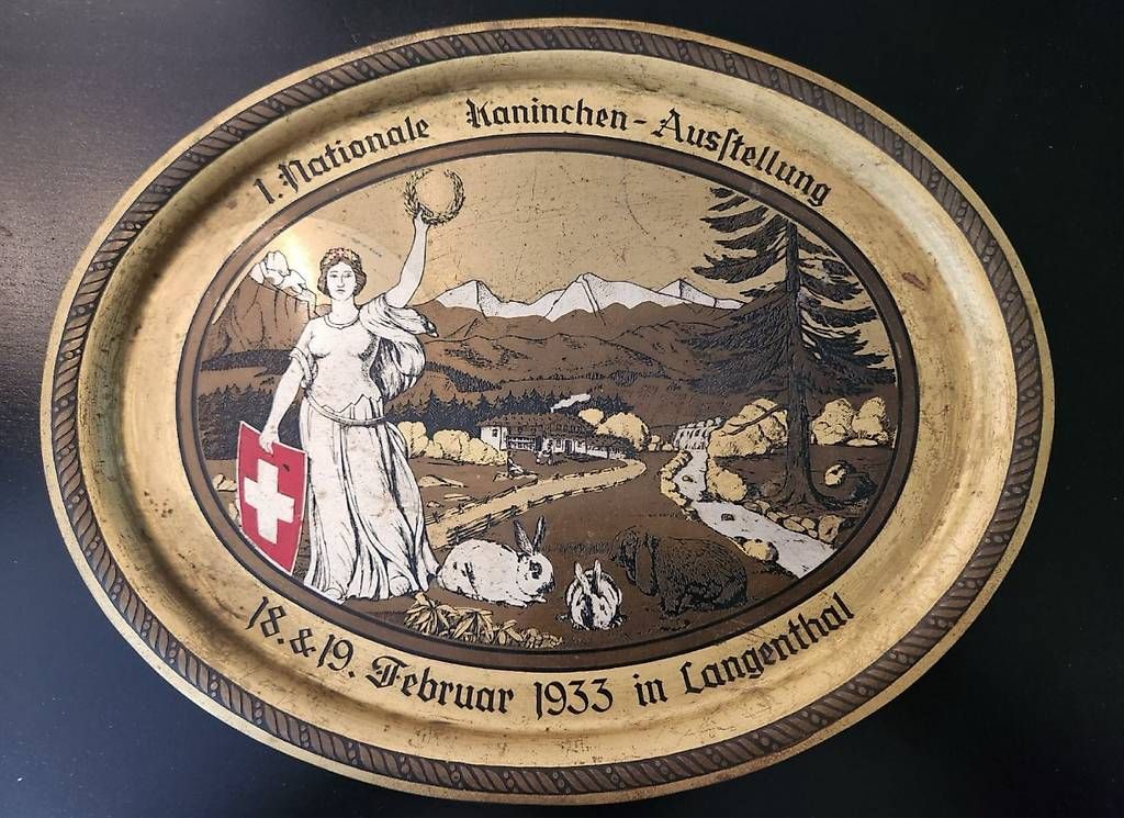 Altre raccolte & rarità: 1933 Lagenthal Nationale Kaninchen – Usato da Seuzach venduto da Wolf936