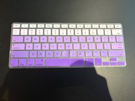 Protection clavier MacBook AZERTY – Silicone violet