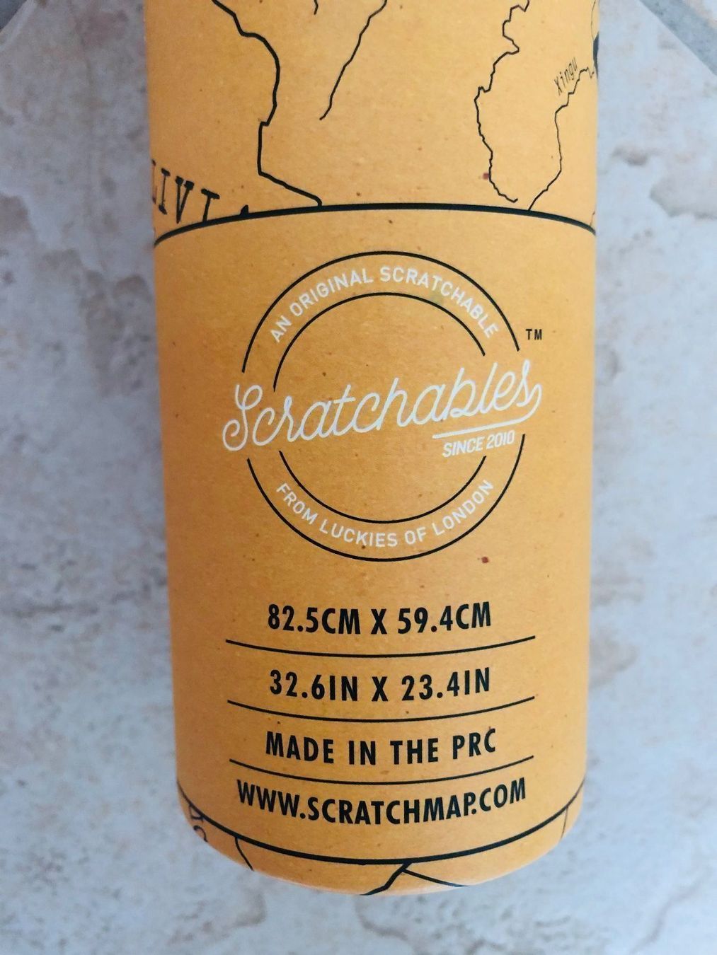 Landkarten & Atlanten: Weltkarte zum rubbeln – Neu und originalverpackt aus Neuwilen von SuCoco 2