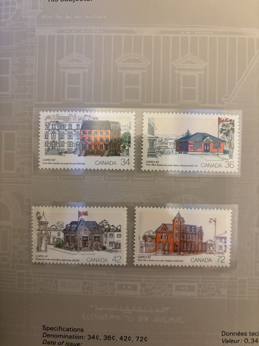 Tutti i francobolli: Canada Briefmarken Sammlung 1987  – Usato da Würenlos venduto da Ashley24 2