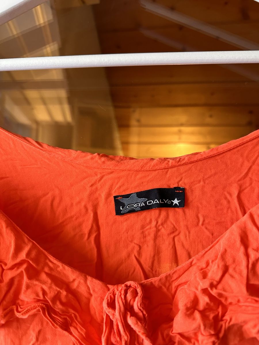 Kleider: Sommerkleid Maxi Rot mit fallenden Ärmeln – Gebraucht aus Zürich von BettinaMarie2308 4