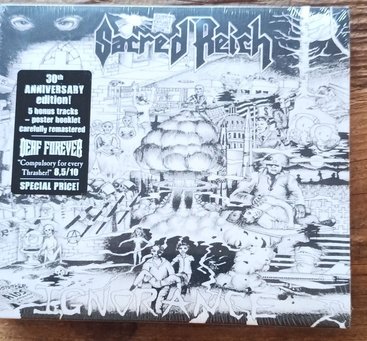 CD: Sacred Reich Ignorance 30th Anniversary CD Neuf – Usato da Gingins venduto da Demonseed