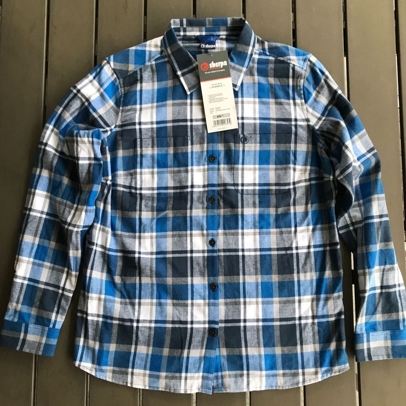 Sherpa Camicette: Sherpa Damenbluse Khamale, Gr. L – Nuovo (secondo la descrizione) da Ebnat-Kappel venduto da Molton