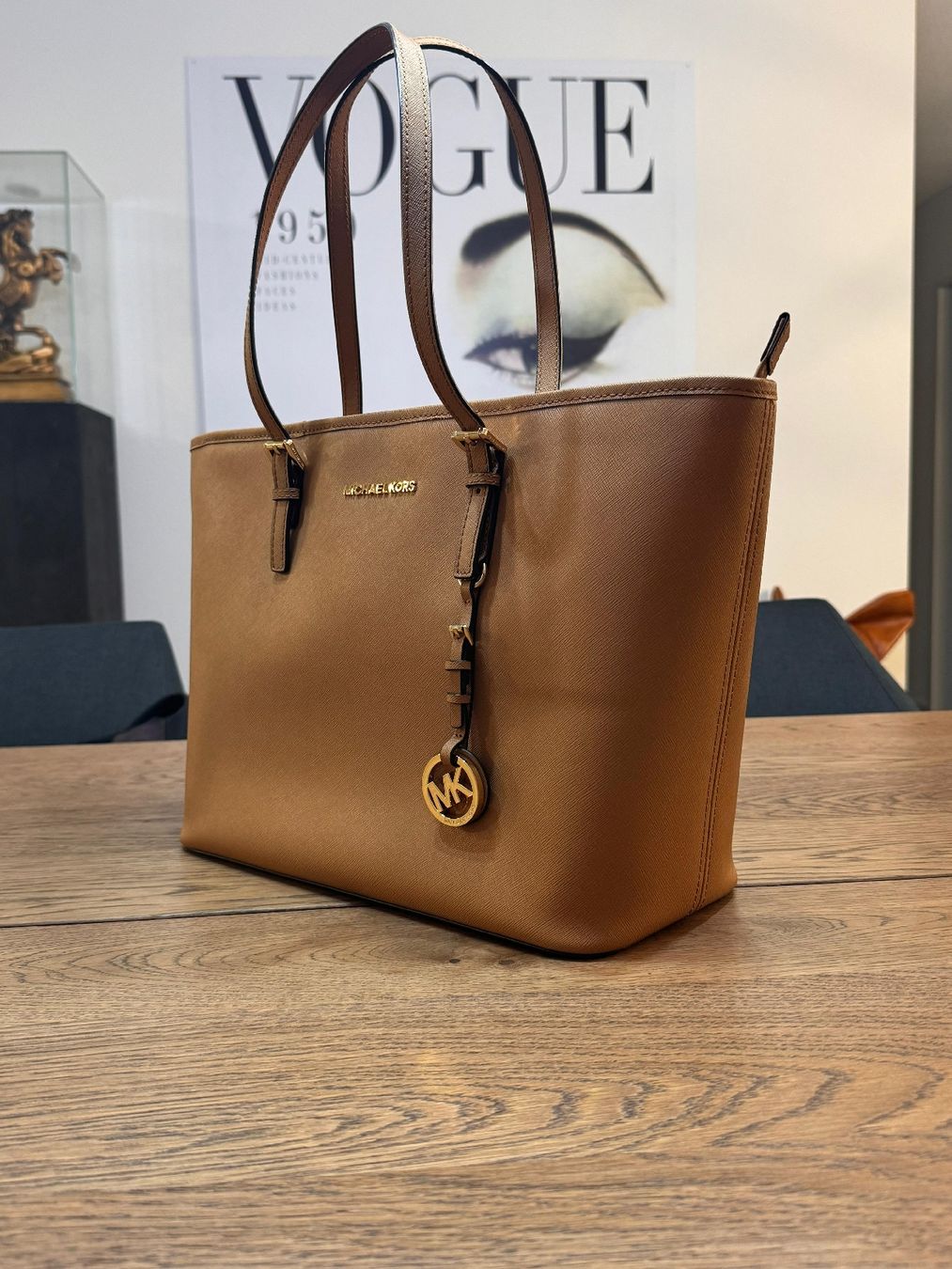 Michael Kors Borse da donna: Michael Kors Shopper Tasche hellbraun – Usato da Unterkulm venduto da Charlotte_03 2