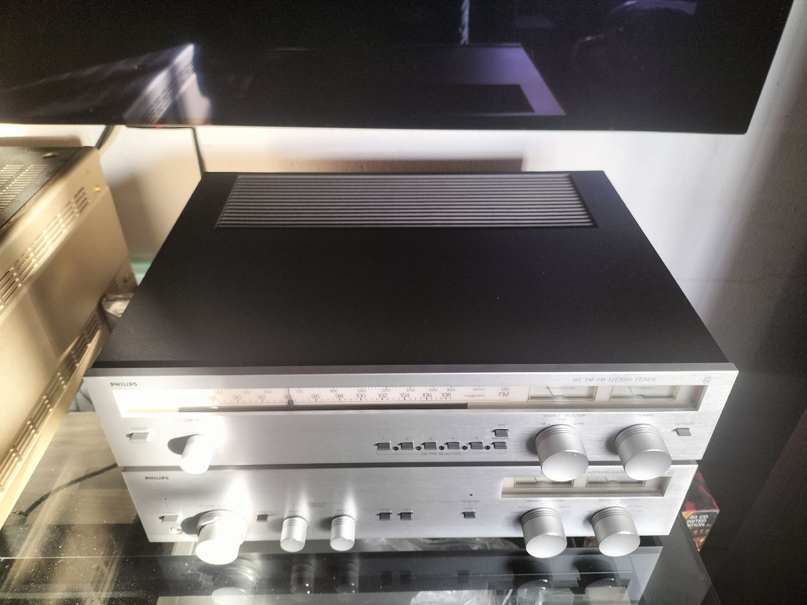Philips Amplificatori: PHILIPS Vintage Stereoanlage 4 Elemente + – Nuovo (secondo la descrizione) da Lamboing venduto da Pyewacket19001