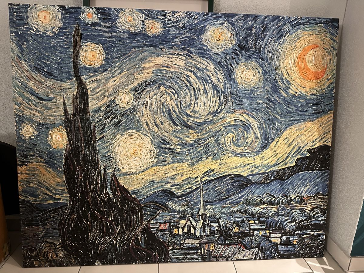 Poster & Bilder: Leinwandbild VINCENT VAN GOGH - STERNENNACHT - – Neu (gemäss Beschreibung) aus Luzern von MariaZ78