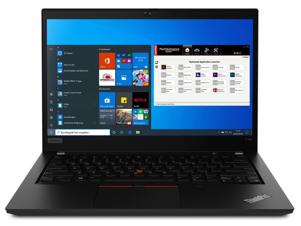 Lenovo ThinkPad P14s G2(Intel)/Core i7-1165G7/32GB RAM/1TB 1