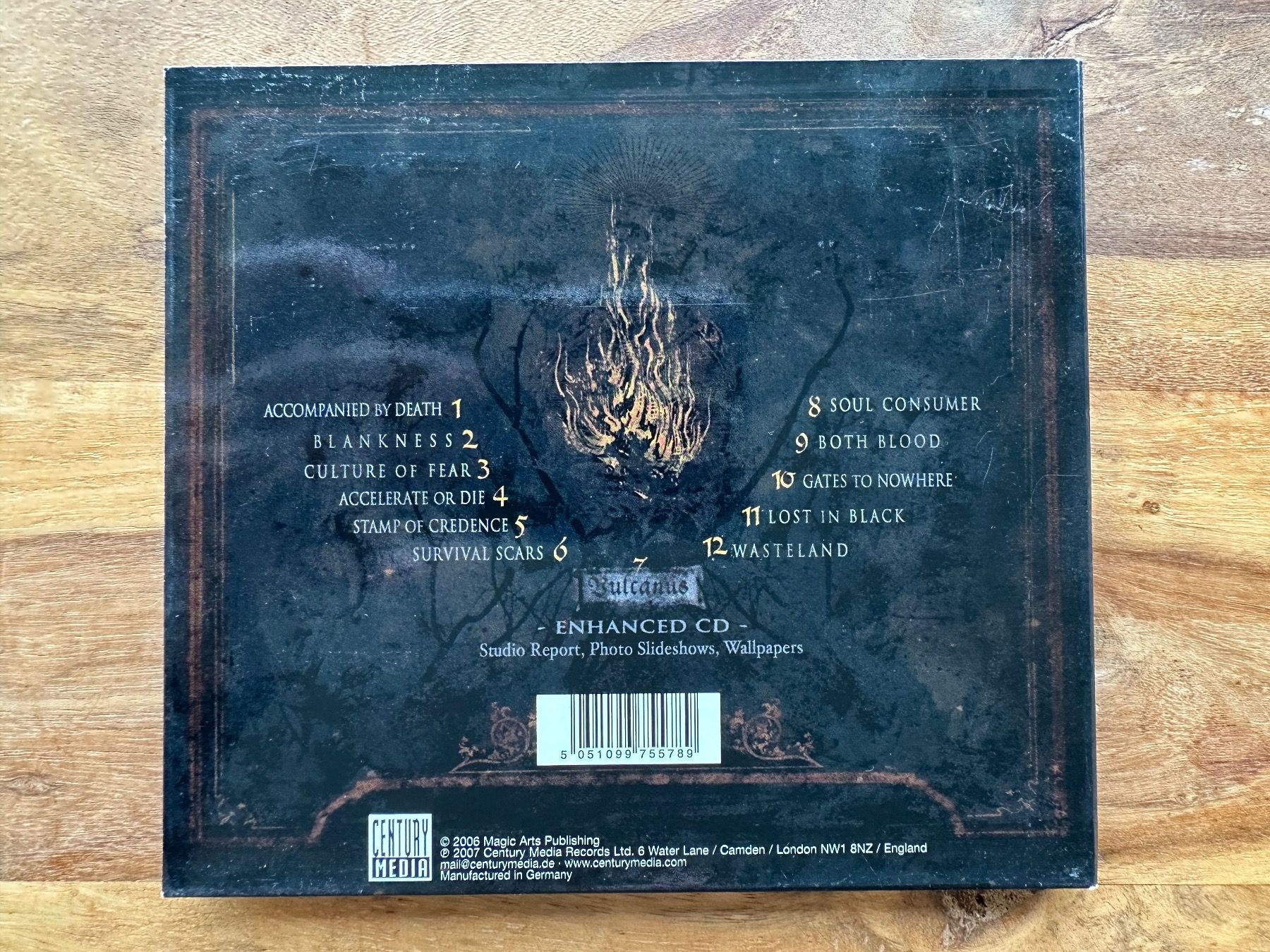 CDs: Fear My Thoughts - Vulcanus – Gebraucht aus Horgen von flyingpenguin2000 2