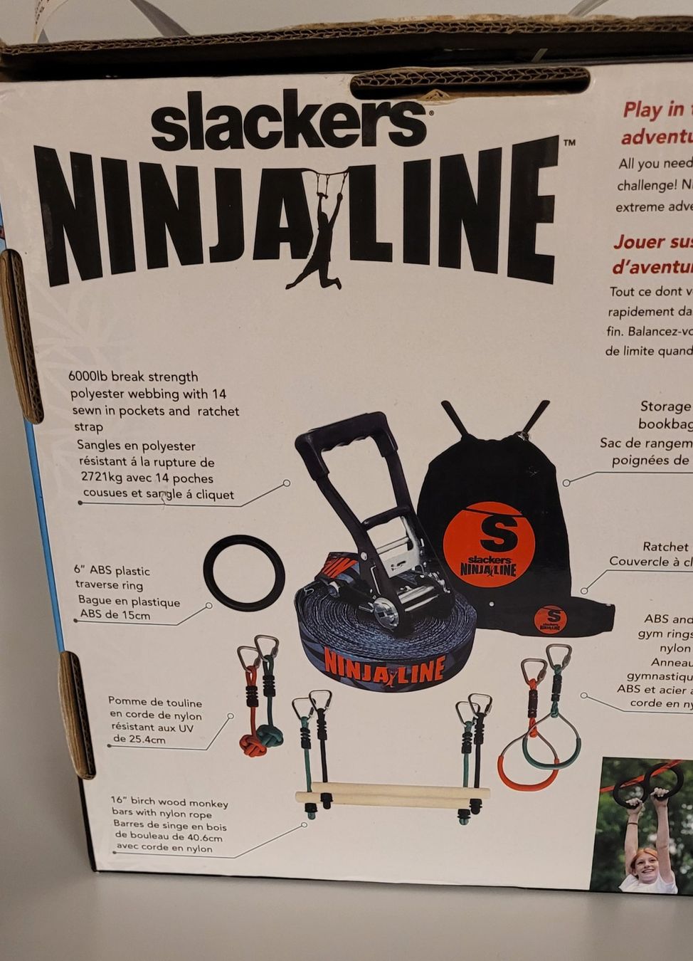 Slackline: Slackers Ninja Line Starterset  Ab 5 Jahren – Neu und originalverpackt aus Oberuzwil von  3