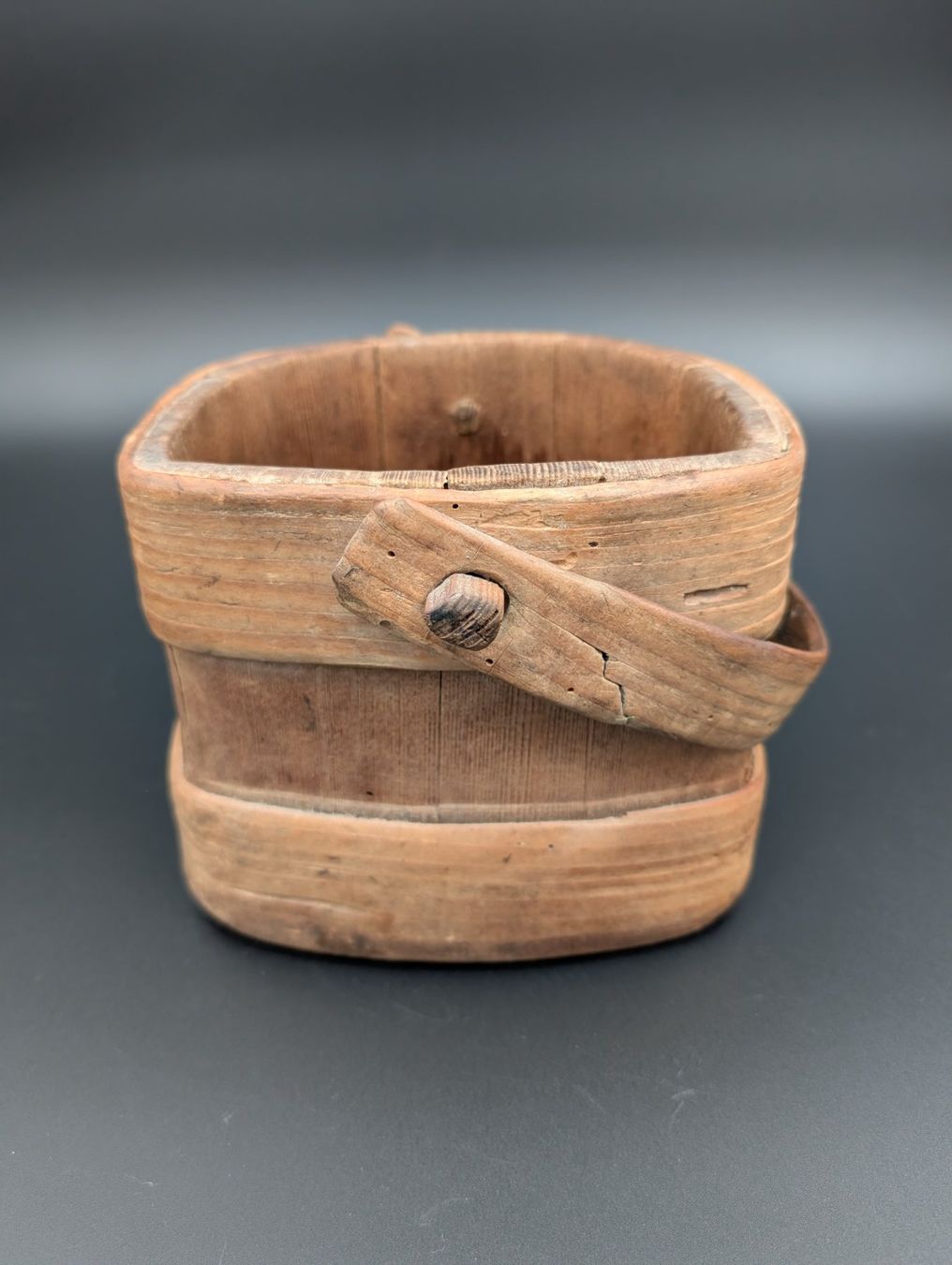 Sonstiges für Haushalt & Wohnen: Antikes Holzgefäss Eimer Vintage Deko Rustikal – Gebraucht aus Wiezikon b.Sirnach von Romsche 3