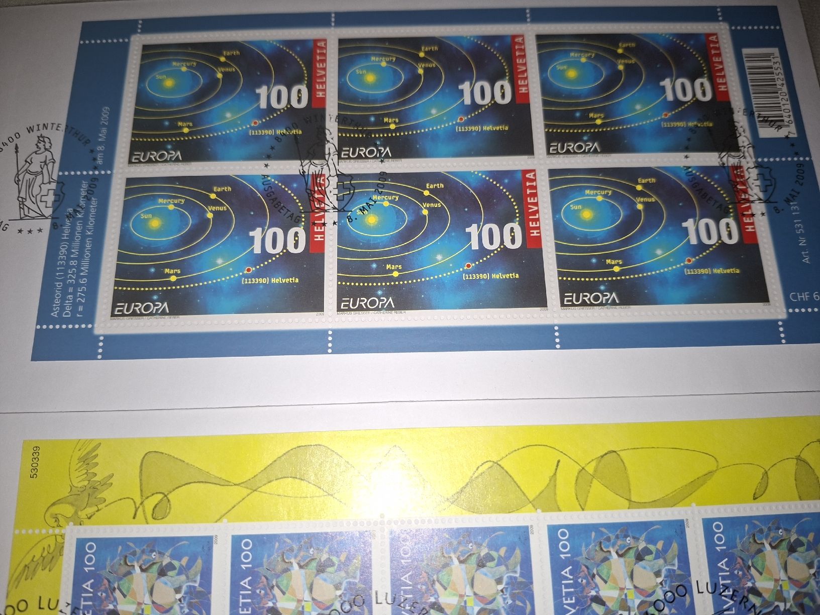 Tous les timbres: FDC Bogenbriefe 2008 / 2009 – D'occasion à Balgach par SIMEON27 2