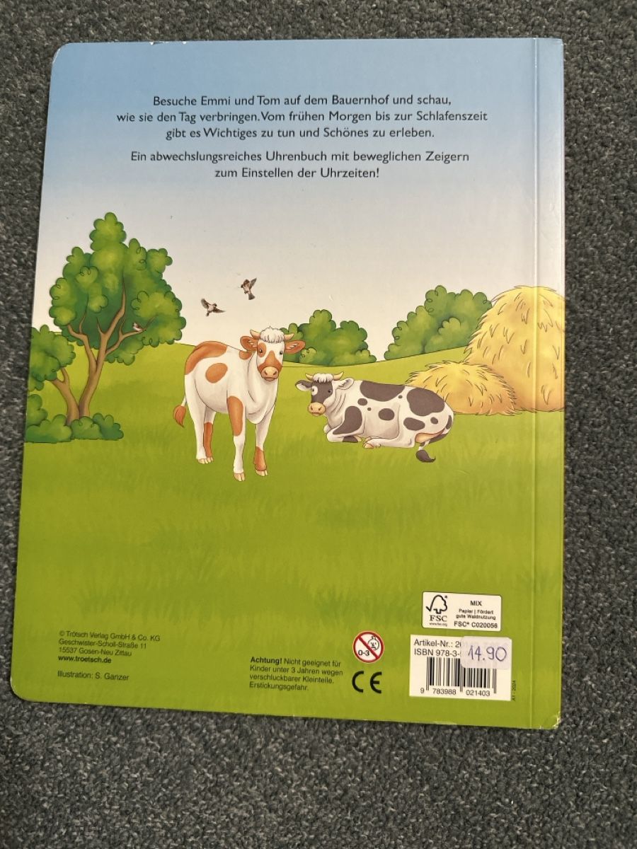 Schleich Spielzeuge: Schleichtiere/ Uhrenbuch – Neu (gemäss Beschreibung) aus Baltschieder von YmroBe 2