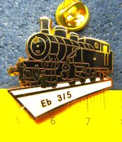 BAHN SCHWEIZ PIN SBB DAMPFLOK Eb 3/5 ENAMEL GOLDIG HUGENIN