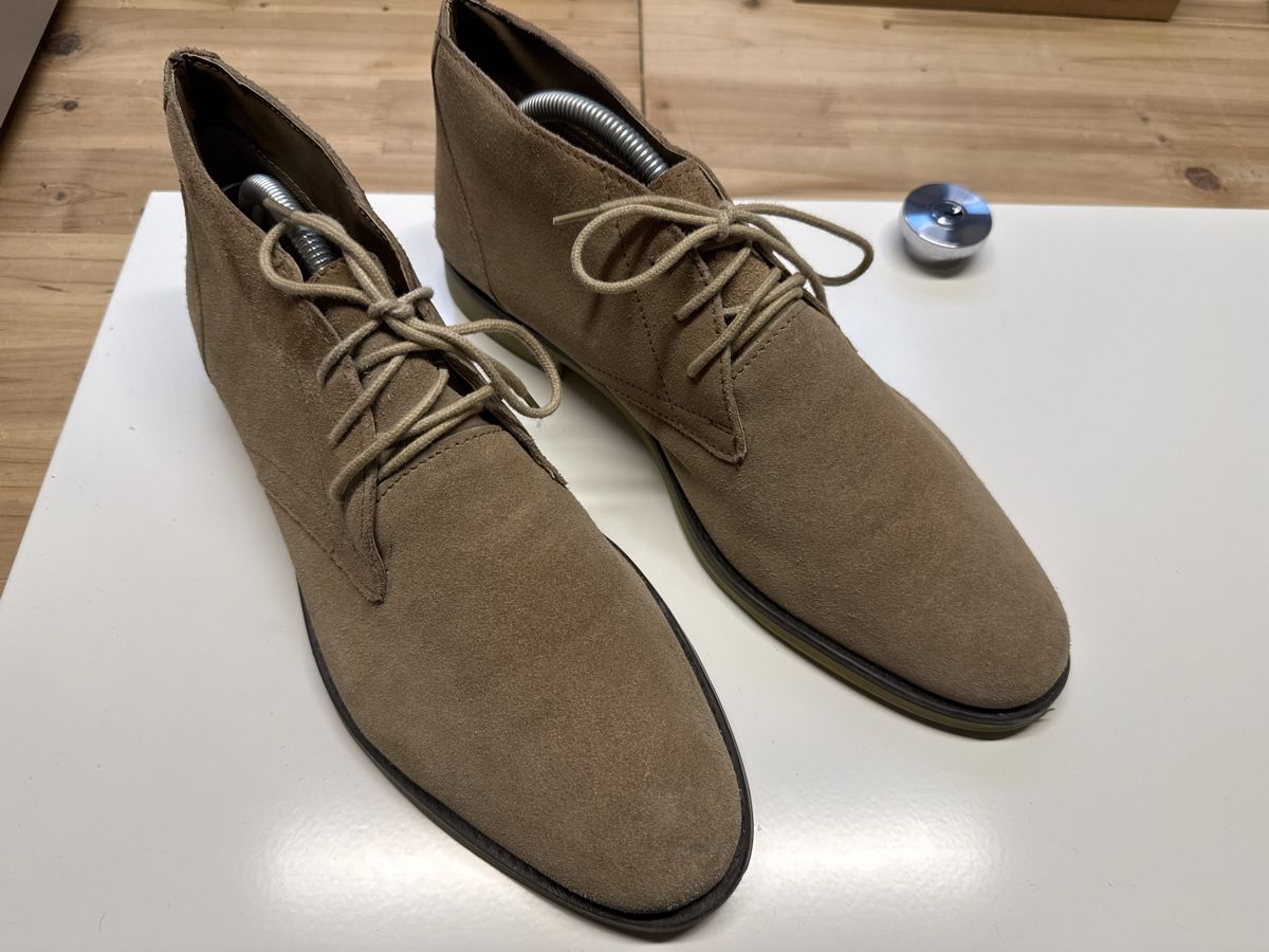 Herrenschuhe: Halbhohe Wildlederschuhe Gr 42 – Gebraucht aus Maisprach von 4464