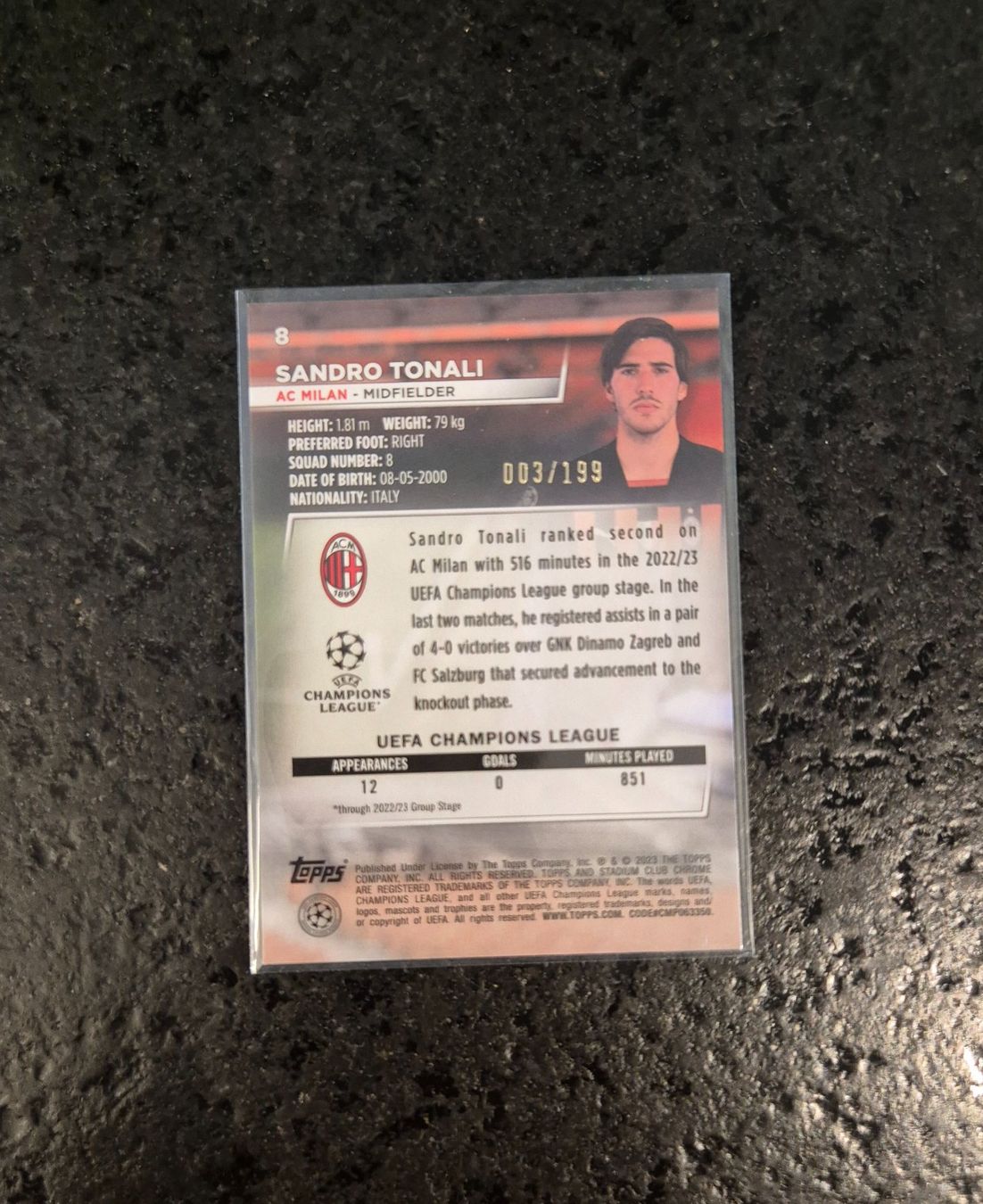 Topps Carte collezionabili: Sandro Tonali /199 - AC Milan - Topps – Nuovo (secondo la descrizione) da Burg AG venduto da Danoe 1