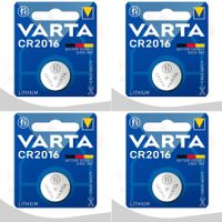 Varta CR2016 Knopfzelle Batterie Lithium – 4er Set PORTOFREI
