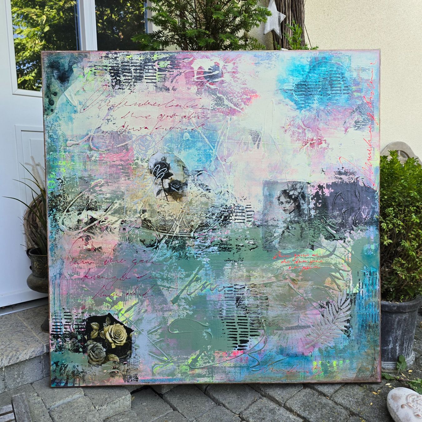 Tableaux: Acrylbild 'Bloom' • 100x100x5 • JasArt – Neuf (Voir description) à Wikon par Nephilim74 6