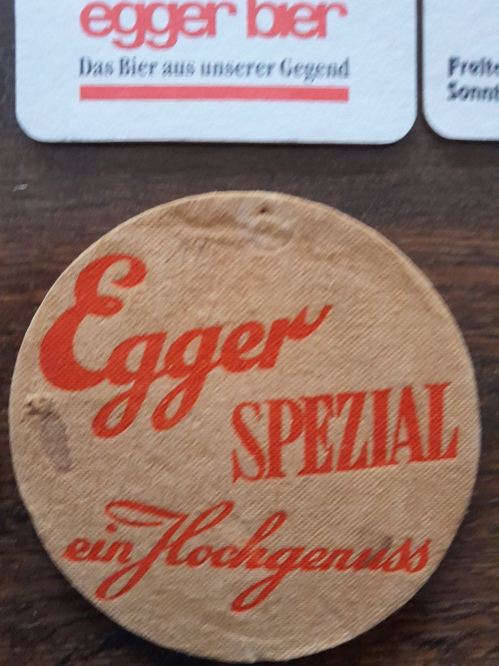 Untersetzer: Bier Brauerei Egger Worb Bierdeckel – Gebraucht aus St.Gallen von Stocken64 1