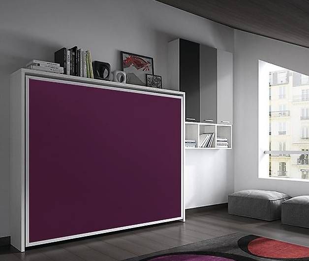 Letti: Lit escamotable horizontal 160 x 200. Avec bureau. – Nuovo e nell'imballaggio originale da Lausanne venduto da casa56 7