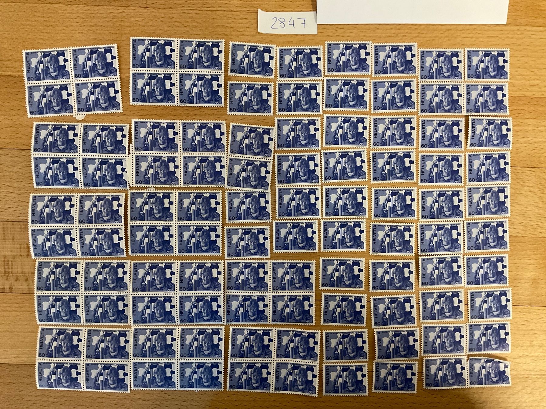 Tutti i francobolli: 60Fr Ämter Frankaturware ungestempelt postfrisch Sammlung – Nuovo (secondo la descrizione) da Wil SG venduto da Chefsugus