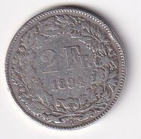 2 Franken 1894 rar