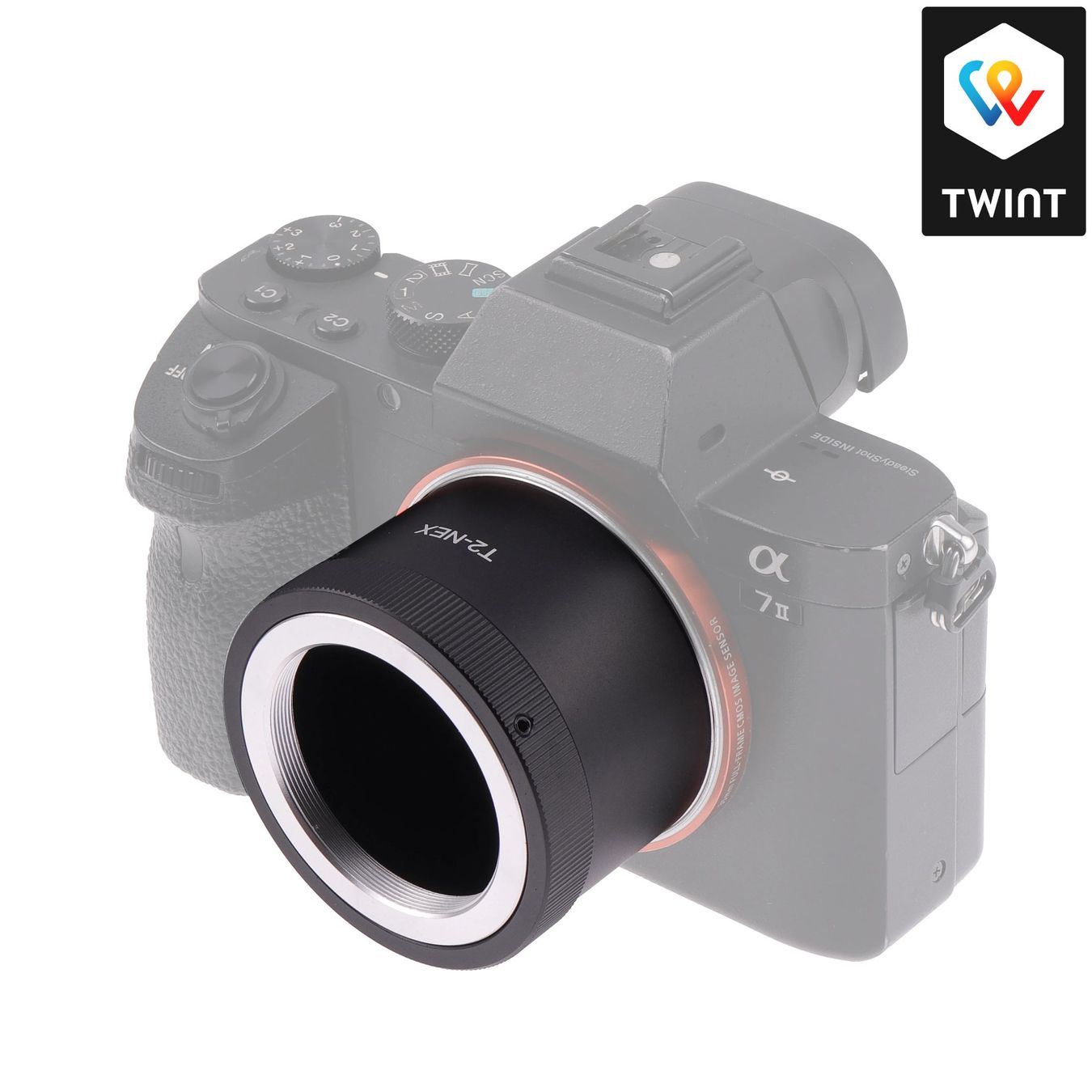 Adattatori foto: Adaptateur objectif Sony NEX e-mount, objectif monture T2/T – Nuovo e nell'imballaggio originale da Saignelégier venduto da Photo-discount 2