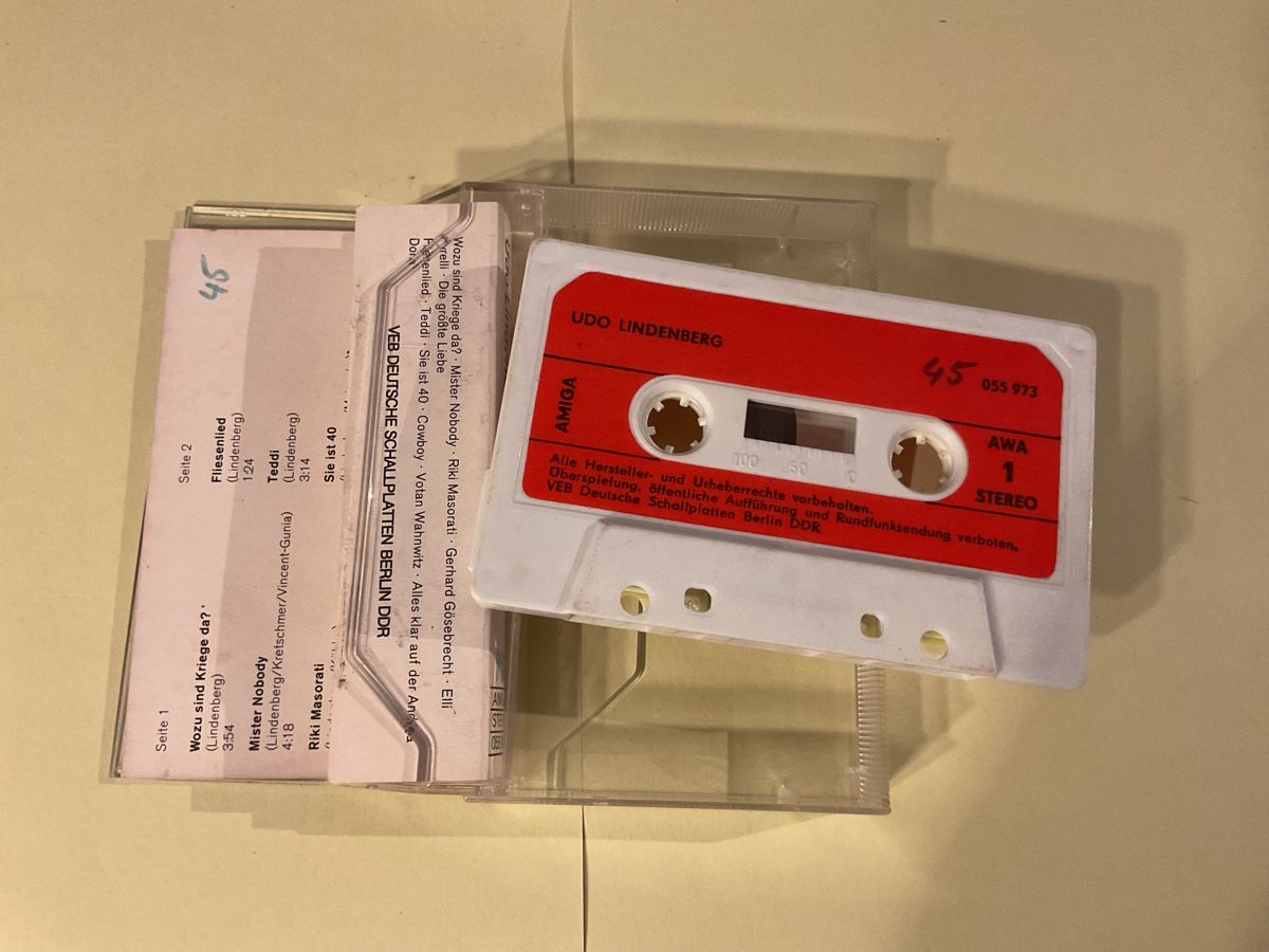 Musicassette: Amiga Kassette - Udo Lindenberg - DDR1982 – Usato da Steinach venduto da Quarkie 1