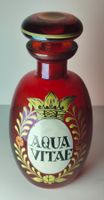 Apothekerflasche Aqua Vitae Rot Frankfurt Vintage 15cm