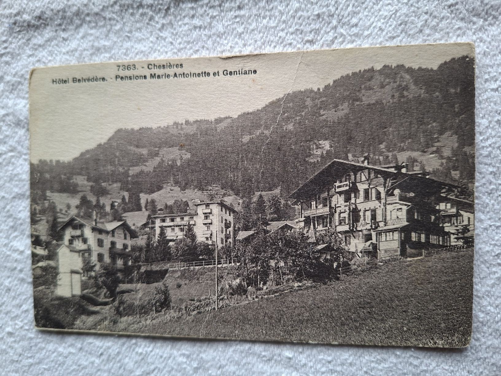 Cartoline postali: antike Ansichtskarte, Chesieres – Usato da Lohn-Ammannsegg venduto da schwerti53