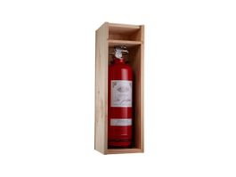 Feuerlöscher-Design, Weinflasche rot
