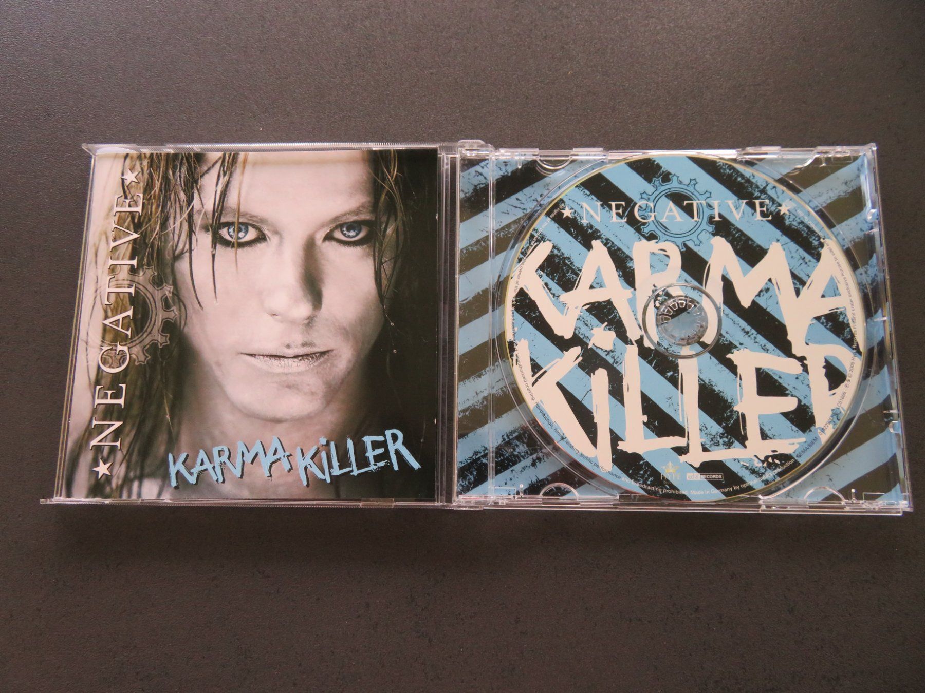 CD: NEGATIVE Karma Killer 2008 Hard Rock Metal CD – Usato da Niederbipp venduto da Onyx32