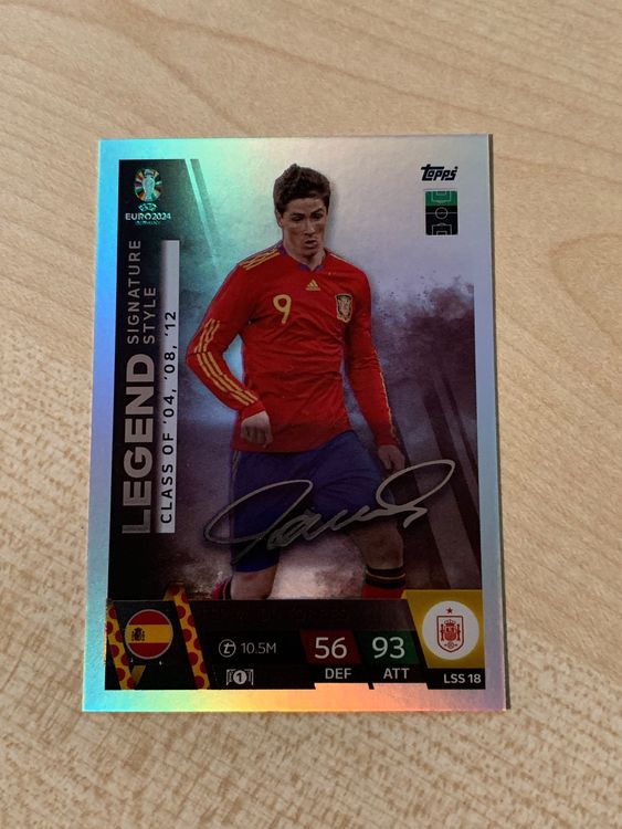 2023 Topps Museum Collection Fernando Torres /125 Athletico De Madrid