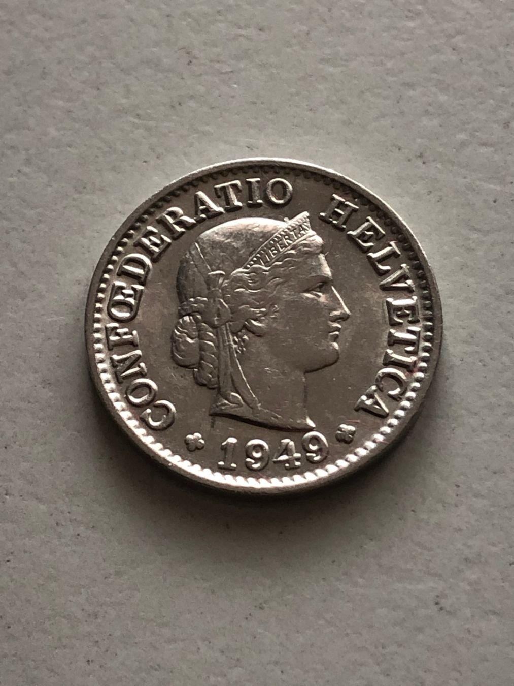 Alle Münzen: 5 Rp. 1949 unz. – Neu (gemäss Beschreibung) aus Schötz von Odpa