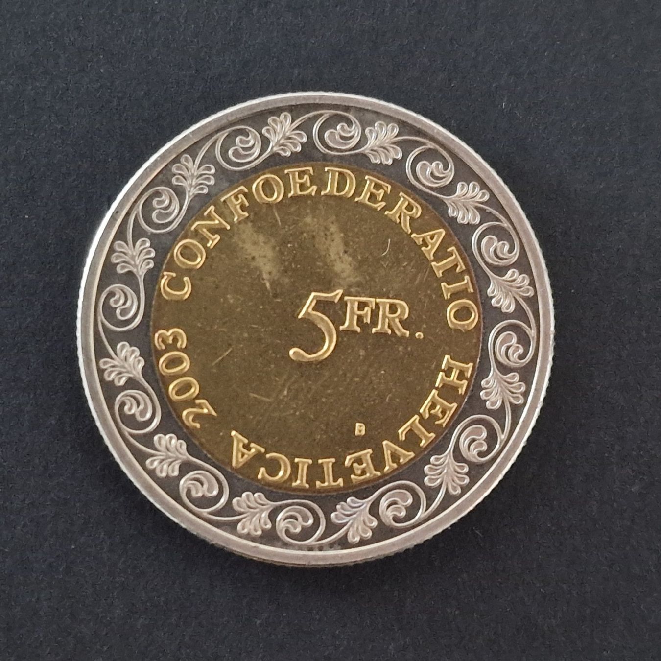 Alle Münzen: CHF 5.- commémorative 2003 – Gebraucht aus Bouveret von psv01 3