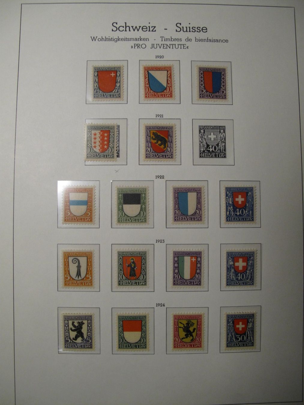 Album: Album mit Pro Juventute -2012 / Pro Patria-2010 Postfrisch – Usato da Wil SG venduto da fva01 4
