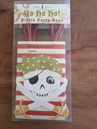 8 Pirate Party Bags ungebraucht