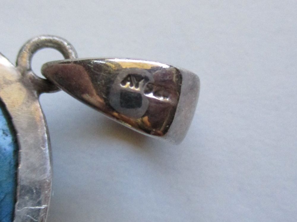 Ciondoli: Pendentif Labradorite Bleu Argent 925 – Usato da La Sarraz venduto da vic_v6kz 1