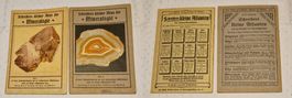 Schreibers kleiner Atlas Mineralogie Heft 1 & 2 Leporello