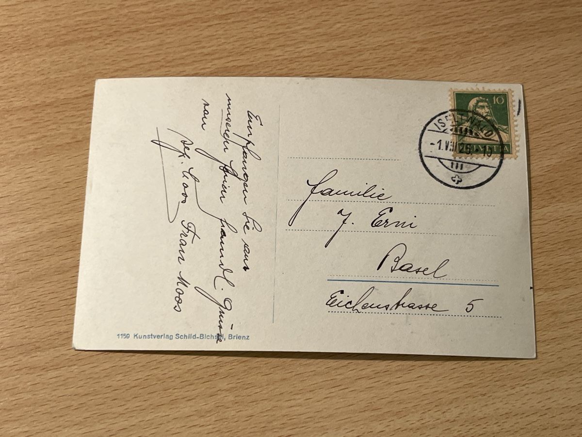 Cartoline postali: Alte Ansichtskarte Iseltwald am Brienzersee, Top Zustand – Usato da Hinwil venduto da Chuan2 1