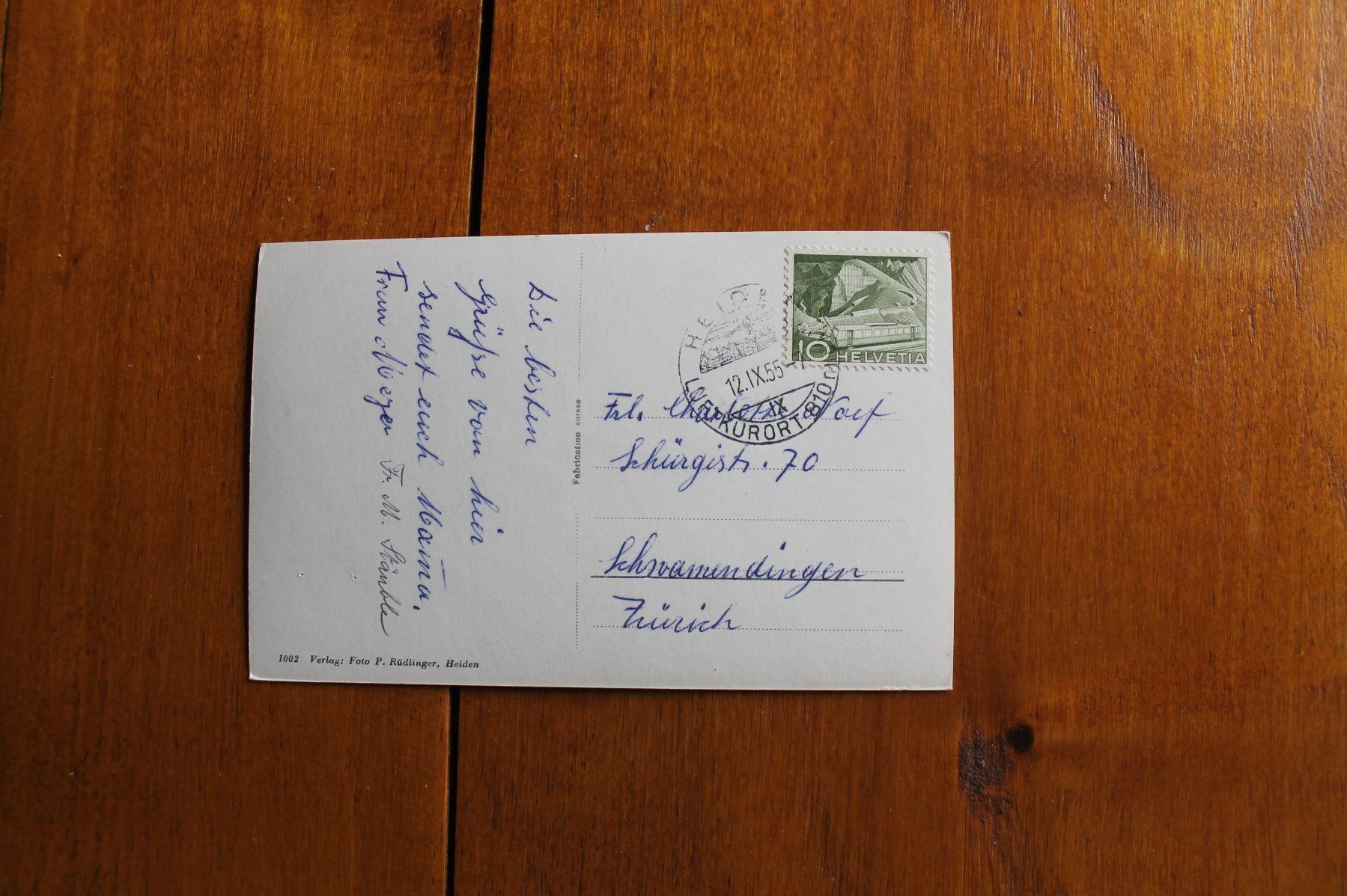 Cartoline postali: AK Heiden, Schwimm- und Sonnenbad – Usato da Oftringen venduto da kambodo 1