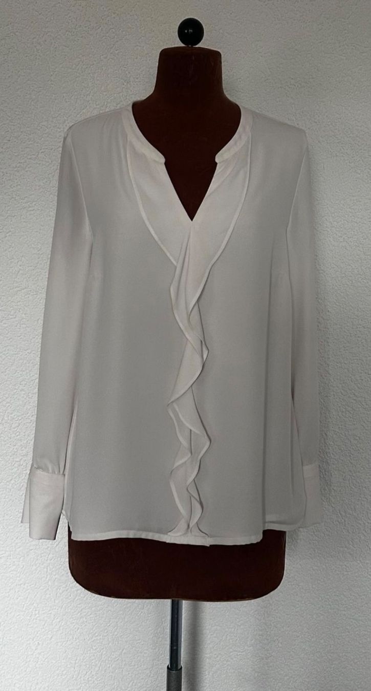 Comma Blusen: Comma Rüschenbluse Damen 38 – Gebraucht aus Liestal von Ballybs