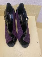 Bruno Frigini Lila/Schwarz High Heels, Grösse 38