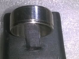 RING EDELSTHAL,,,SILBER FARBE,,,GLANZIG